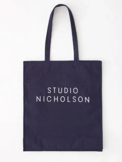 Studio Nicholson Standard Tote Bag In Dark Navy