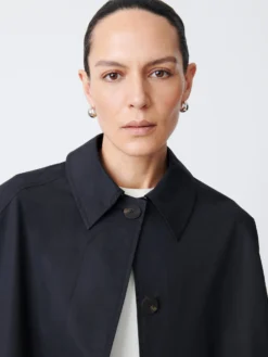 Studio Nicholson Holin Coat In Black -Studio Nicholson 24.01.22 23 SU24 EC 002 012 scaled