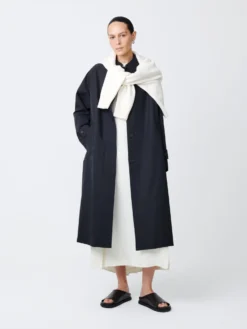 Studio Nicholson Holin Coat In Black -Studio Nicholson 24.01.22 23 SU24 EC 002 091 scaled