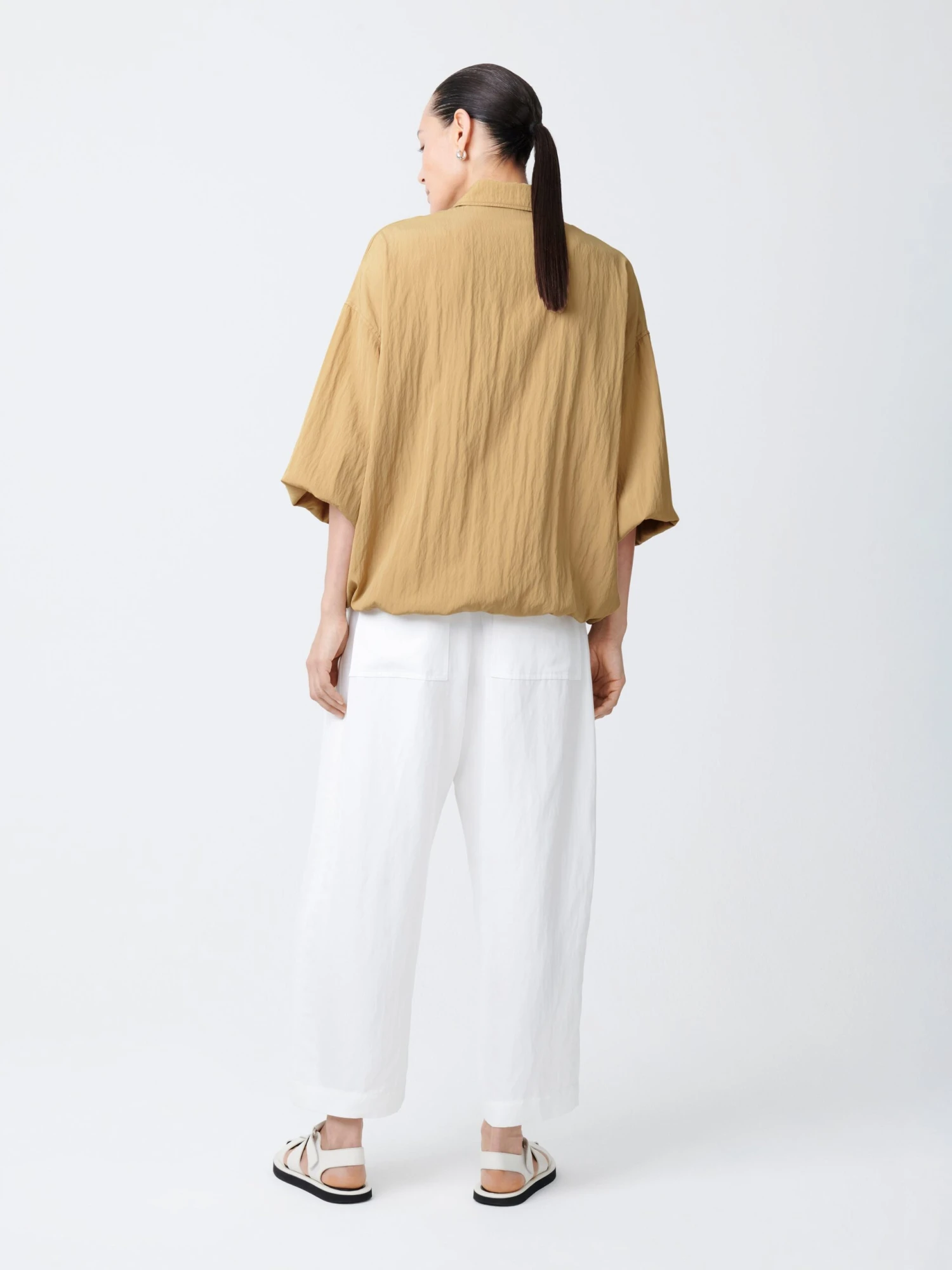 Studio Nicholson Sprung Jacket In Sand 6 Studio Nicholson Sprung Jacket In Sand - Image 6