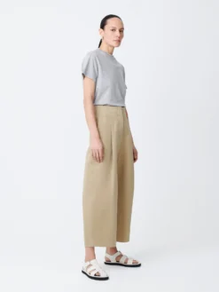 Studio Nicholson Dordoni Volume Pant In Tan -Studio Nicholson 24.01.22 23 SU24 EC 068 038 scaled