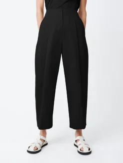 Studio Nicholson Dordoni Volume Pant In Black -Studio Nicholson 24.01.22 23 SU24 EC 068 078 BLACK scaled
