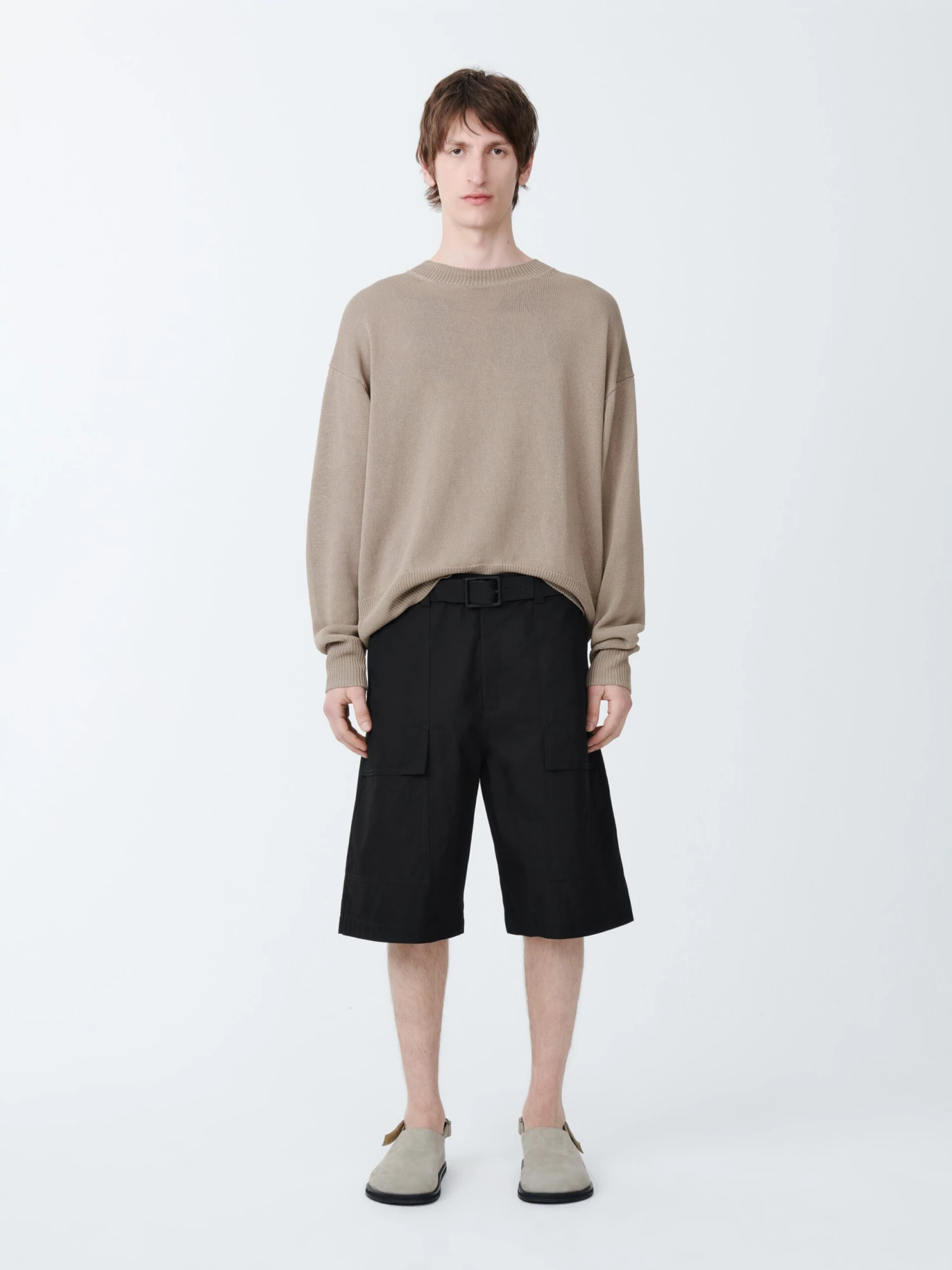 Studio Nicholson Tiller Short In Black 1 Studio Nicholson Tiller Short In Black