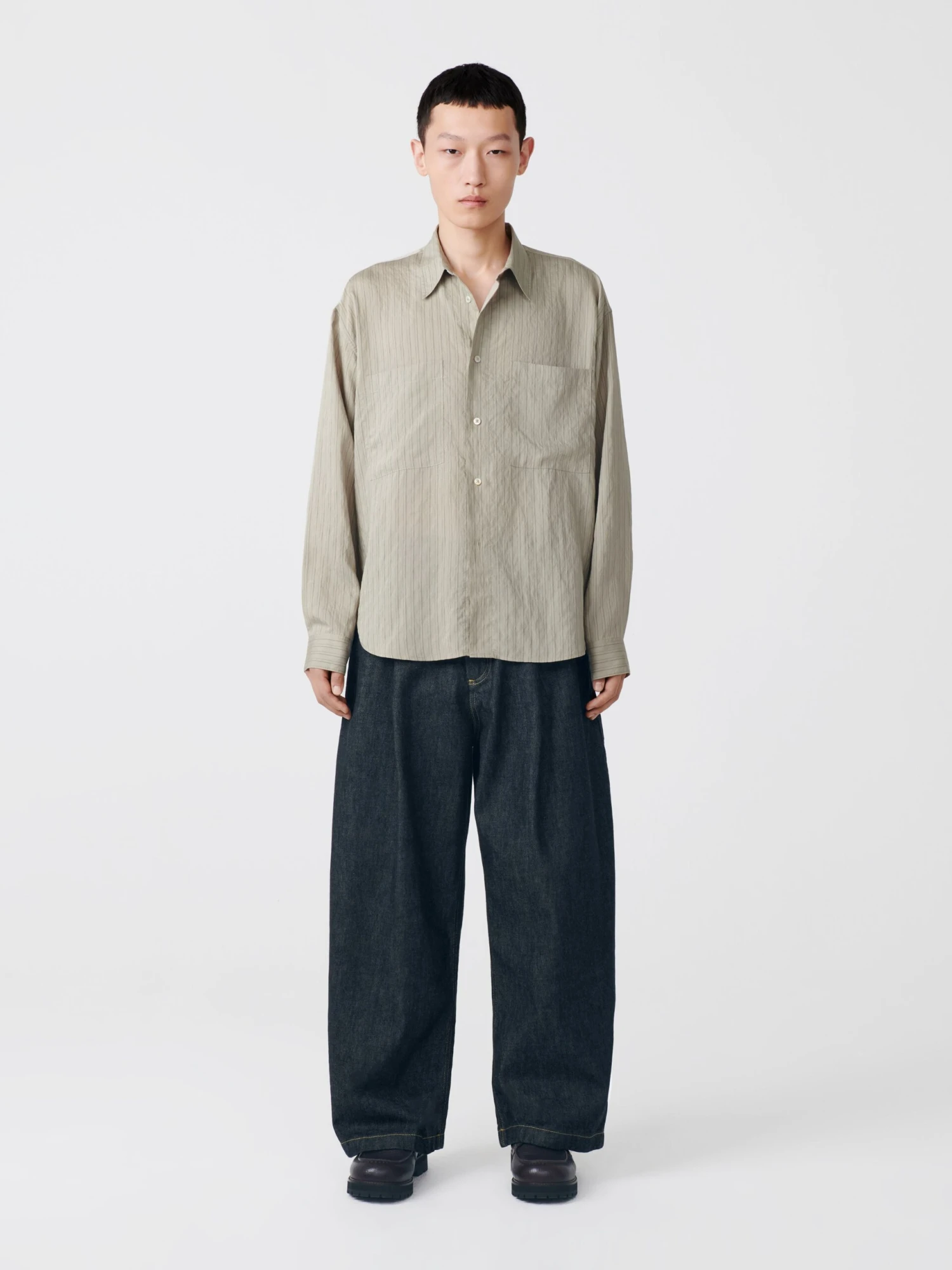 Studio Nicholson Puch Italian Denim Pant In Black 1 Studio Nicholson Puch Italian Denim Pant In Black