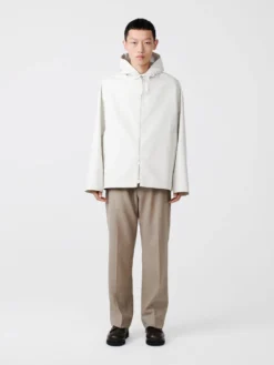 Studio Nicholson Freeway Tropical Wool Pant In Straw Melange