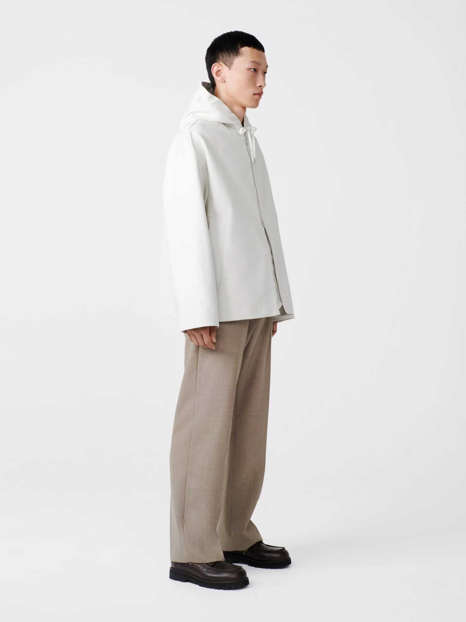 Studio Nicholson Freeway Tropical Wool Pant In Straw Melange 2 Studio Nicholson Freeway Tropical Wool Pant In Straw Melange - Image 2