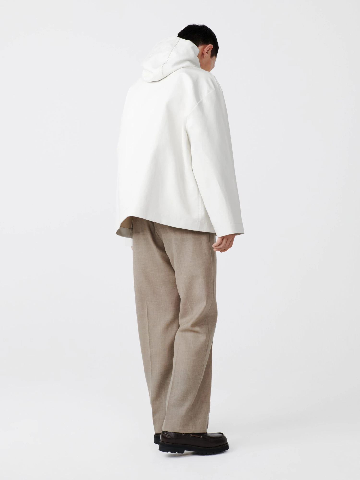 Studio Nicholson Freeway Tropical Wool Pant In Straw Melange 4 Studio Nicholson Freeway Tropical Wool Pant In Straw Melange - Image 4