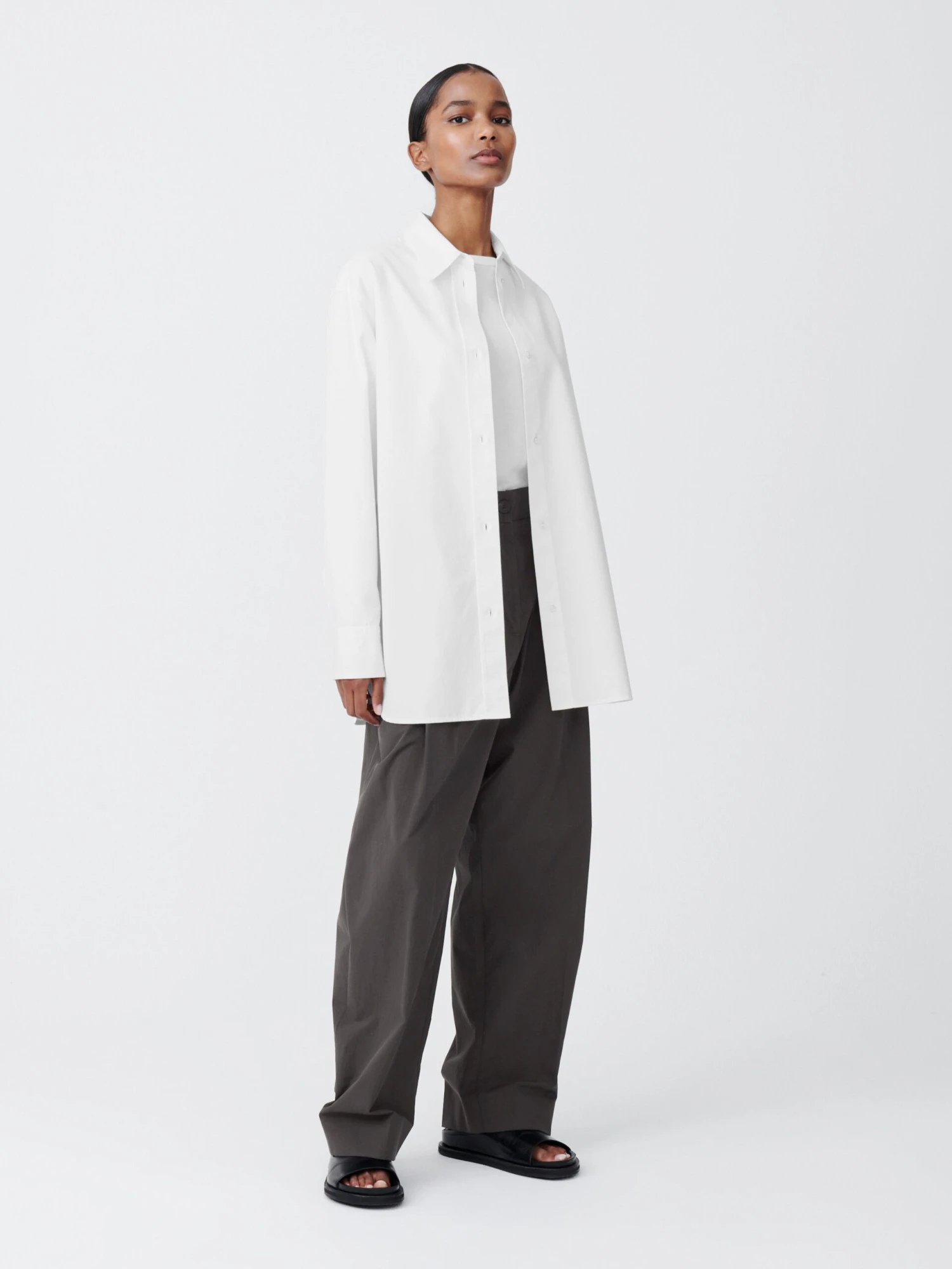 Studio Nicholson Acuna Pant In Asphalt 2 Studio Nicholson Acuna Pant In Asphalt - Image 2