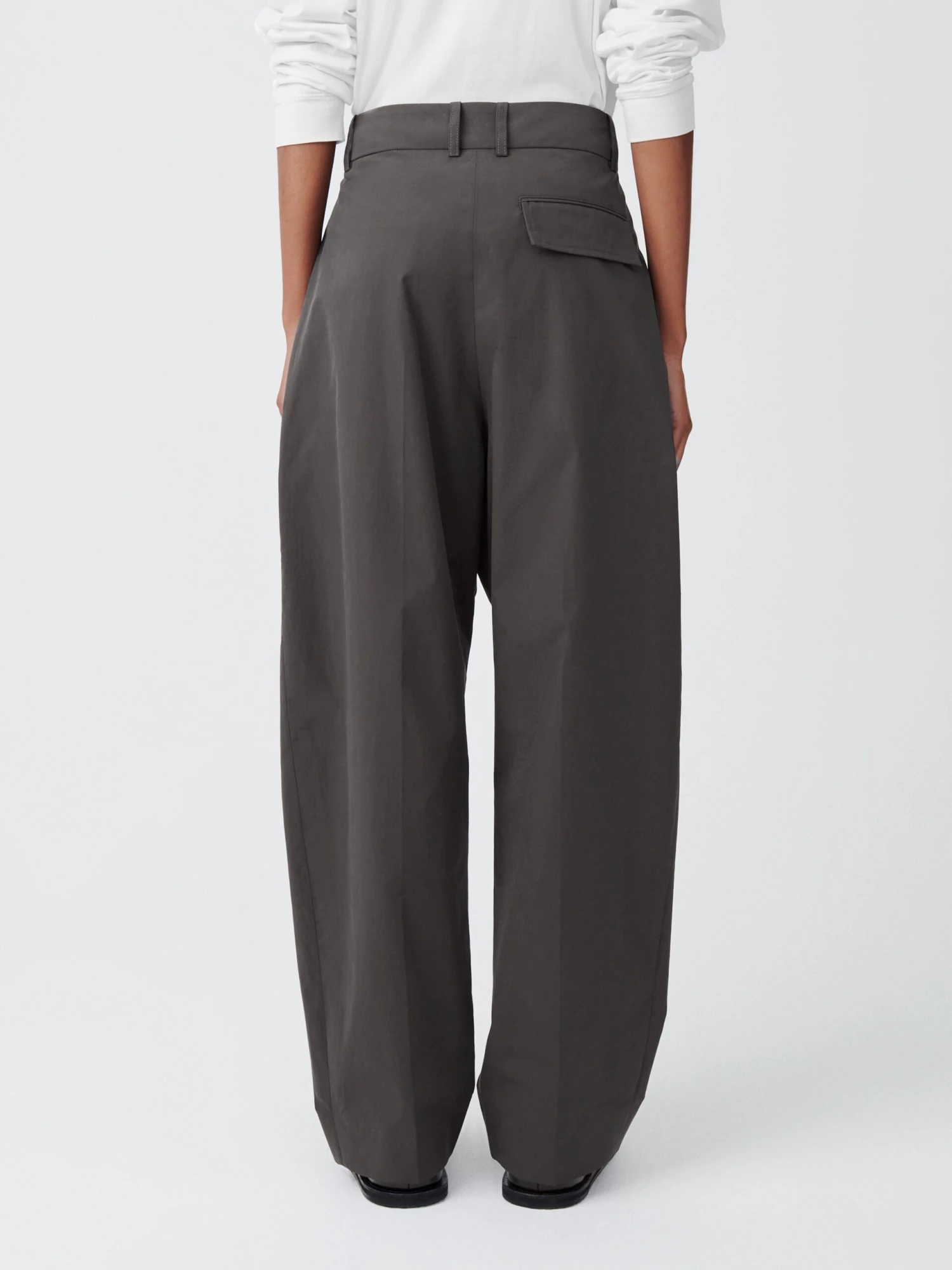 Studio Nicholson Acuna Pant In Asphalt 5 Studio Nicholson Acuna Pant In Asphalt - Image 5