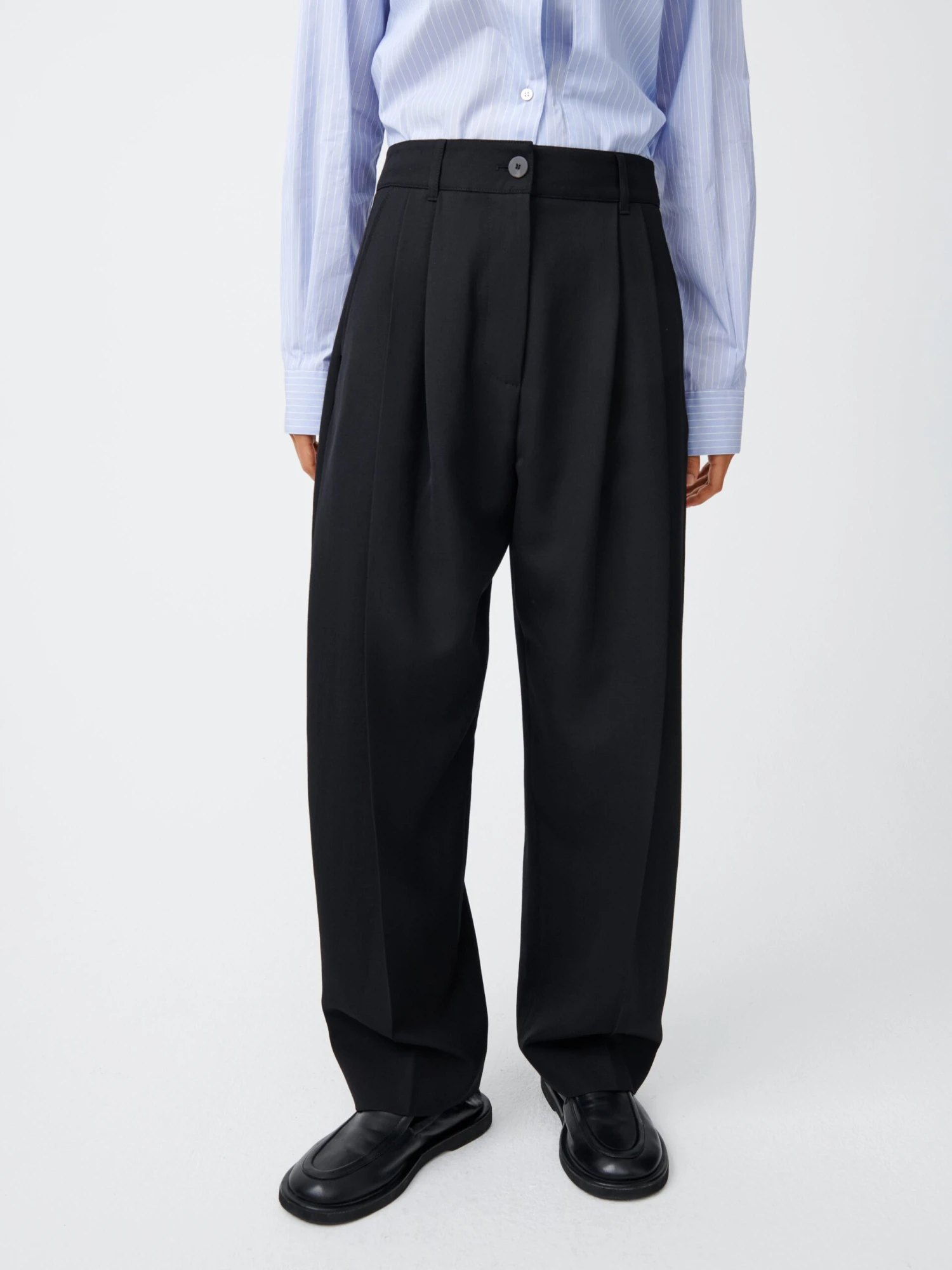 Studio Nicholson Acuna Wool Pant In Black 4 Studio Nicholson Acuna Wool Pant In Black - Image 4