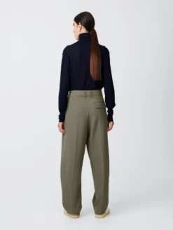 Studio Nicholson Acuna Wool Pant In Reed -Studio Nicholson ACUNAPANTREED2 scaled