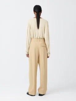 Studio Nicholson Acuna Viscose Pant In Sand 10 Studio Nicholson Acuna Viscose Pant In Sand -Studio Nicholson ACUNAPANTSAND2 scaled