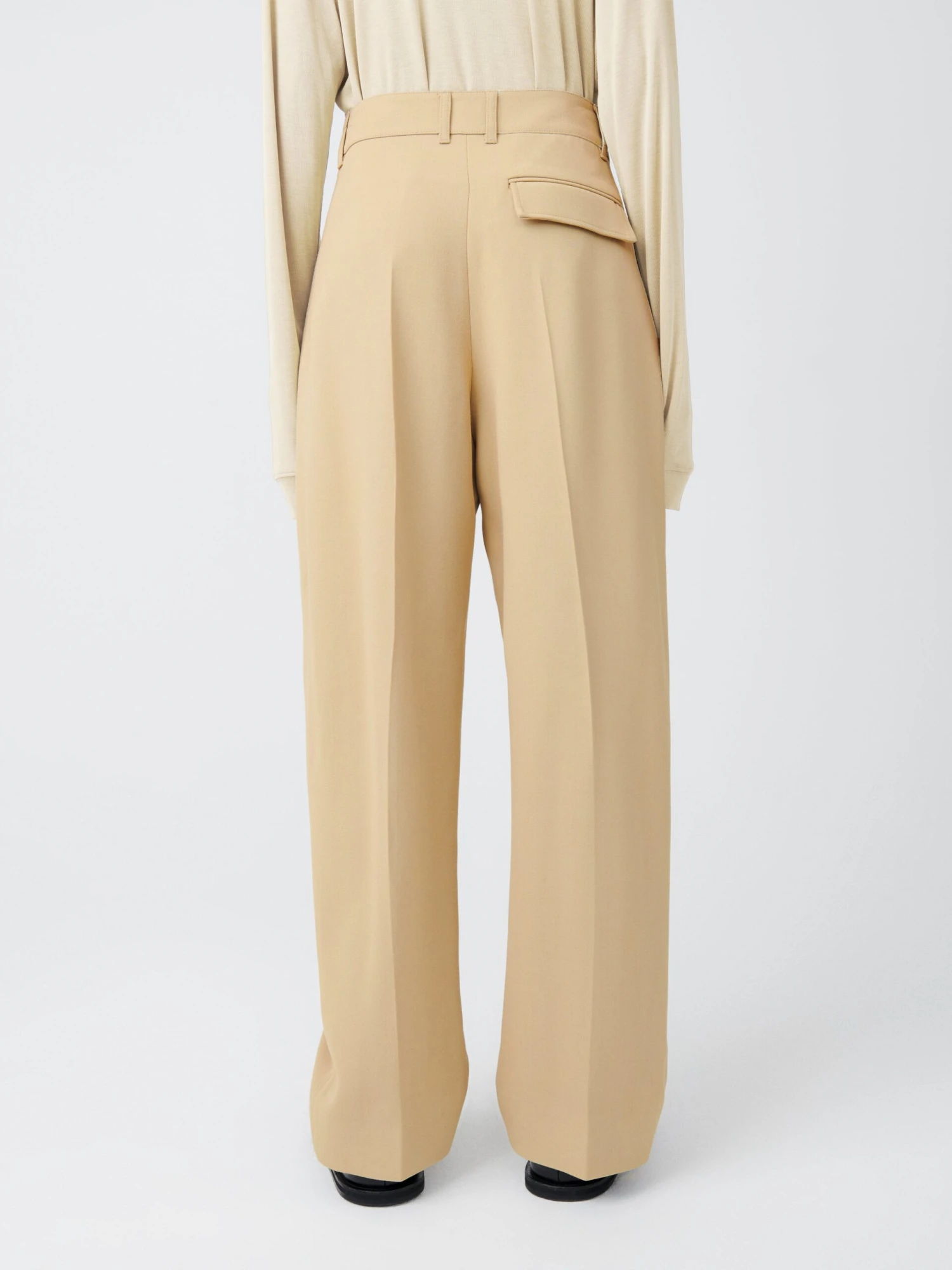 Studio Nicholson Acuna Viscose Pant In Sand 5 Studio Nicholson Acuna Viscose Pant In Sand - Image 5