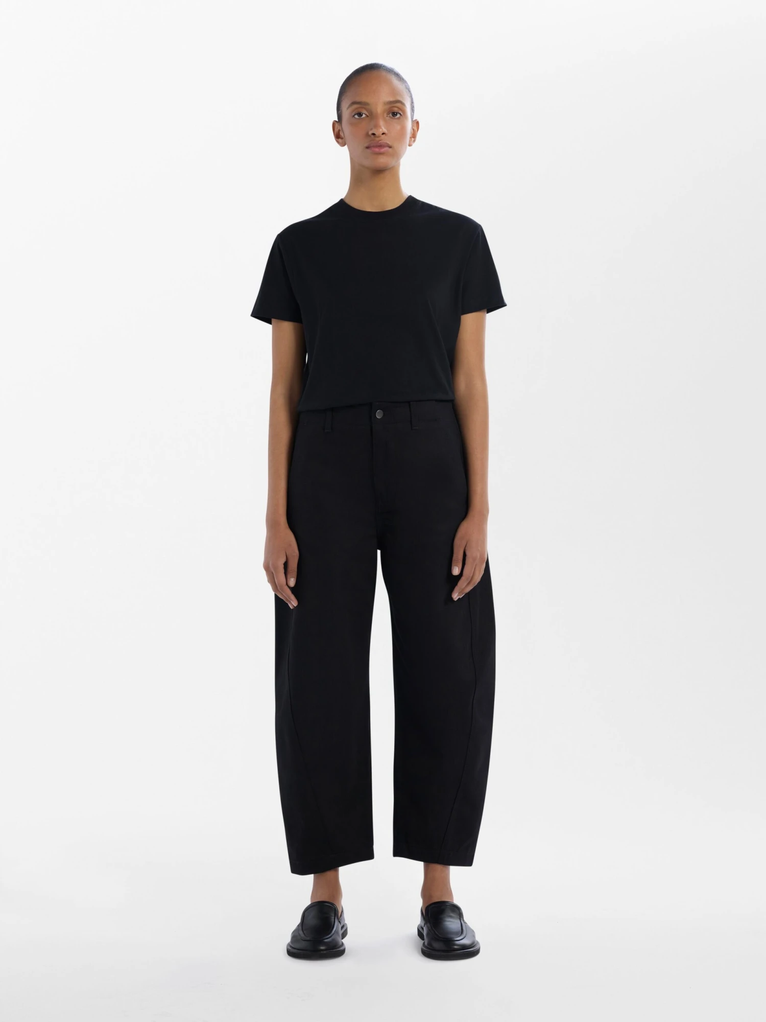 Studio Nicholson Akerman Denim Pant In Black 1 Studio Nicholson Akerman Denim Pant In Black