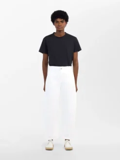 Studio Nicholson Akerman Denim Pant In Optic White