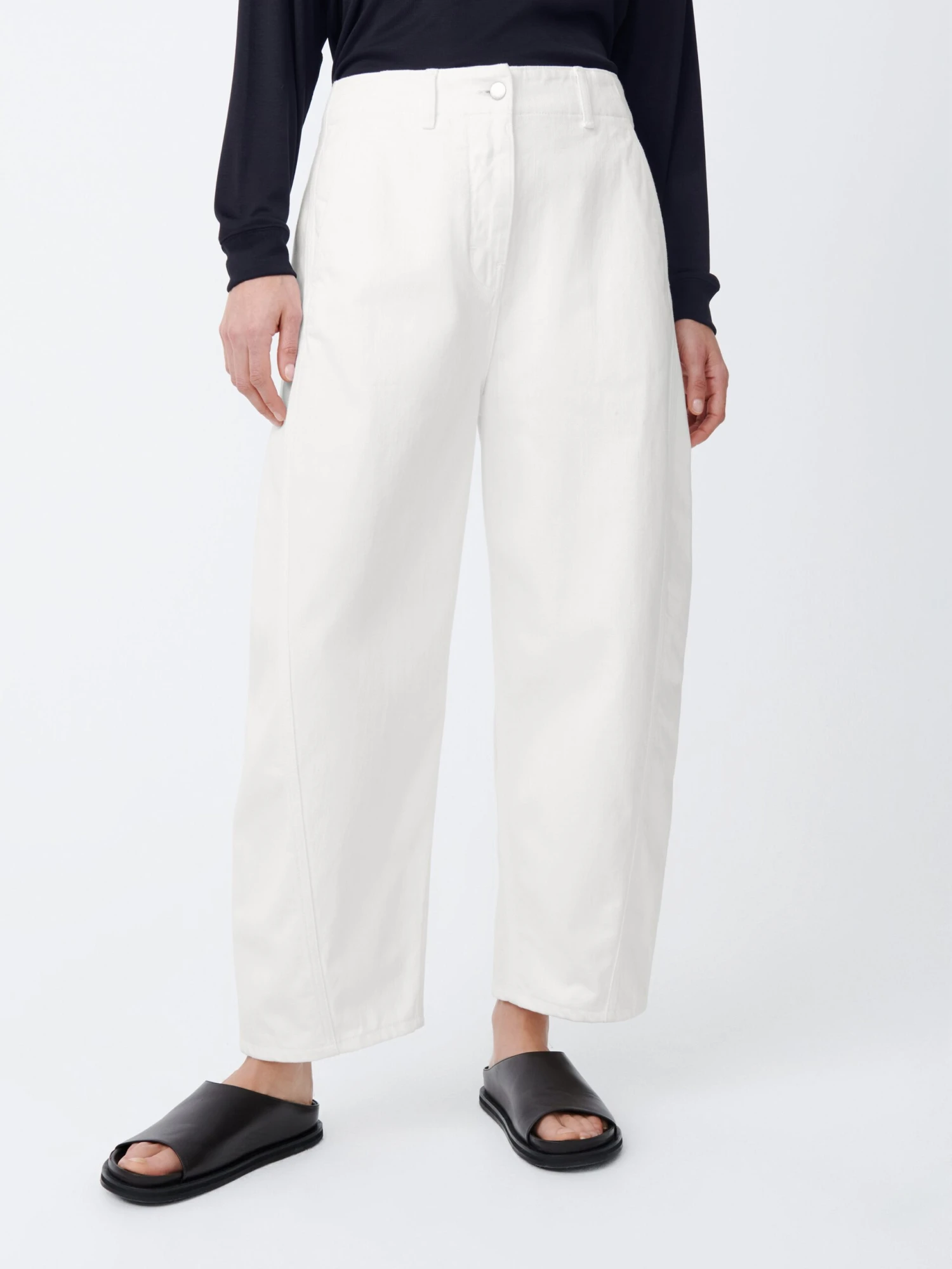 Studio Nicholson Akerman Denim Pant In Parchment 4 Studio Nicholson Akerman Denim Pant In Parchment - Image 4