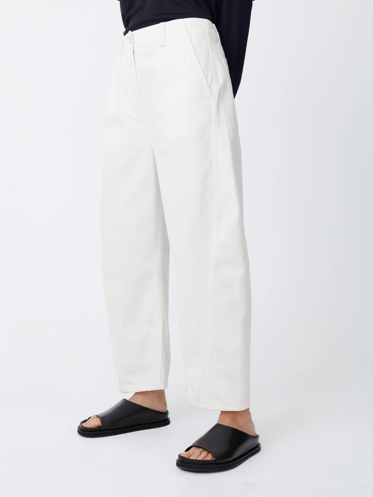 Studio Nicholson Akerman Denim Pant In Parchment 5 Studio Nicholson Akerman Denim Pant In Parchment - Image 5