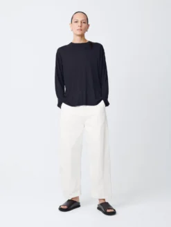 Studio Nicholson Akerman Denim Pant In Parchment