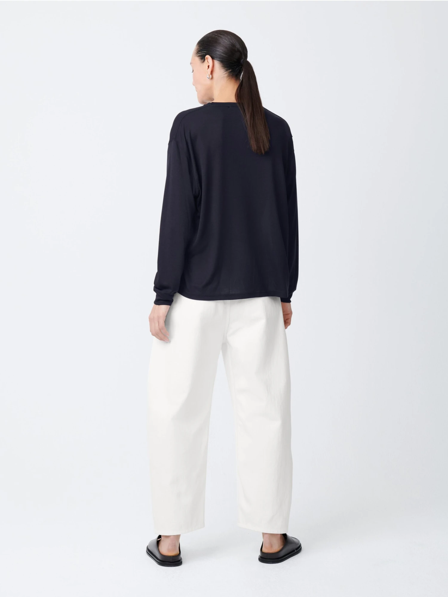 Studio Nicholson Akerman Denim Pant In Parchment 3 Studio Nicholson Akerman Denim Pant In Parchment - Image 3
