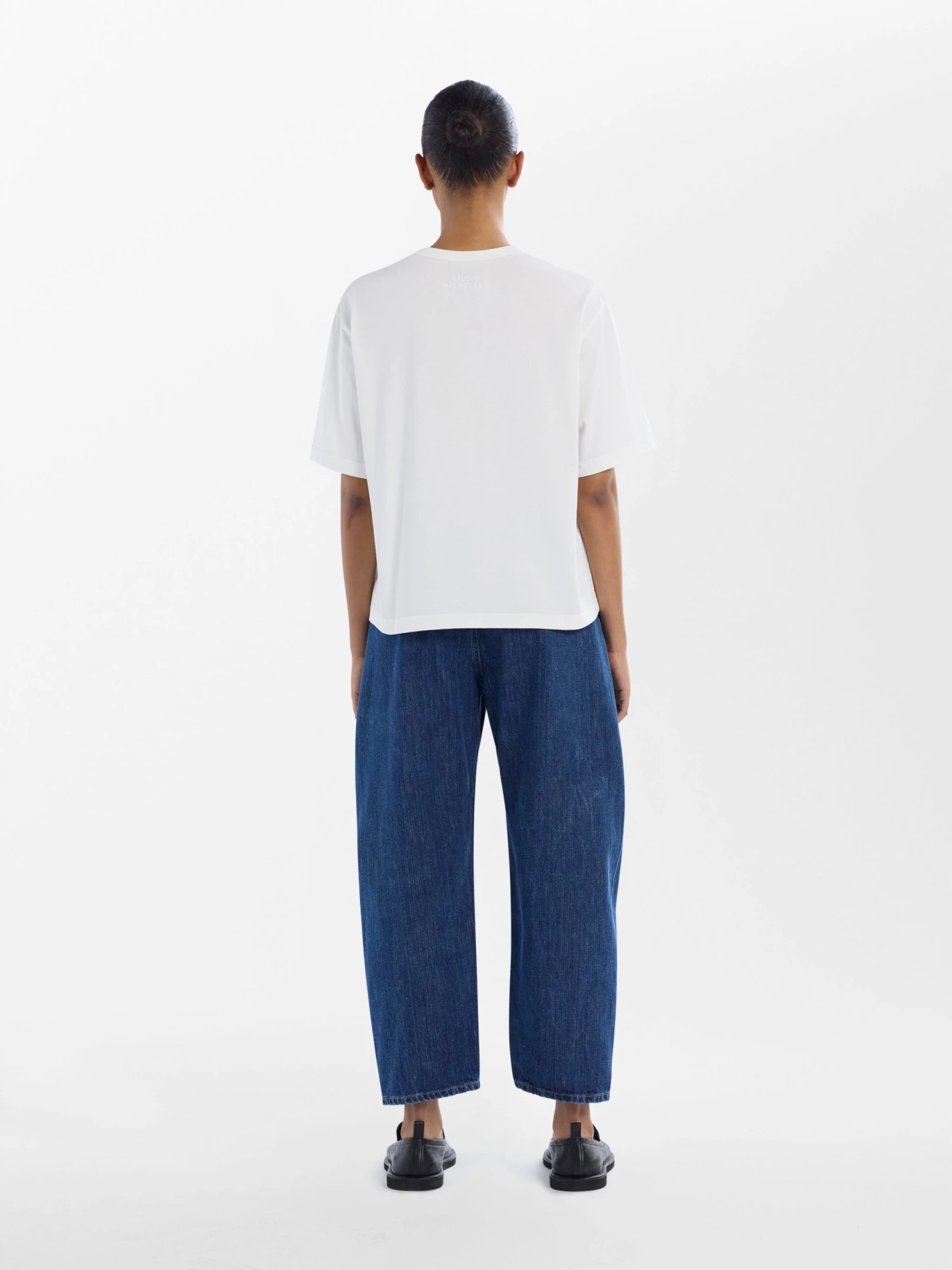 Studio Nicholson Akerman Washed Denim Pant In Indigo 3 Studio Nicholson Akerman Washed Denim Pant In Indigo - Image 3
