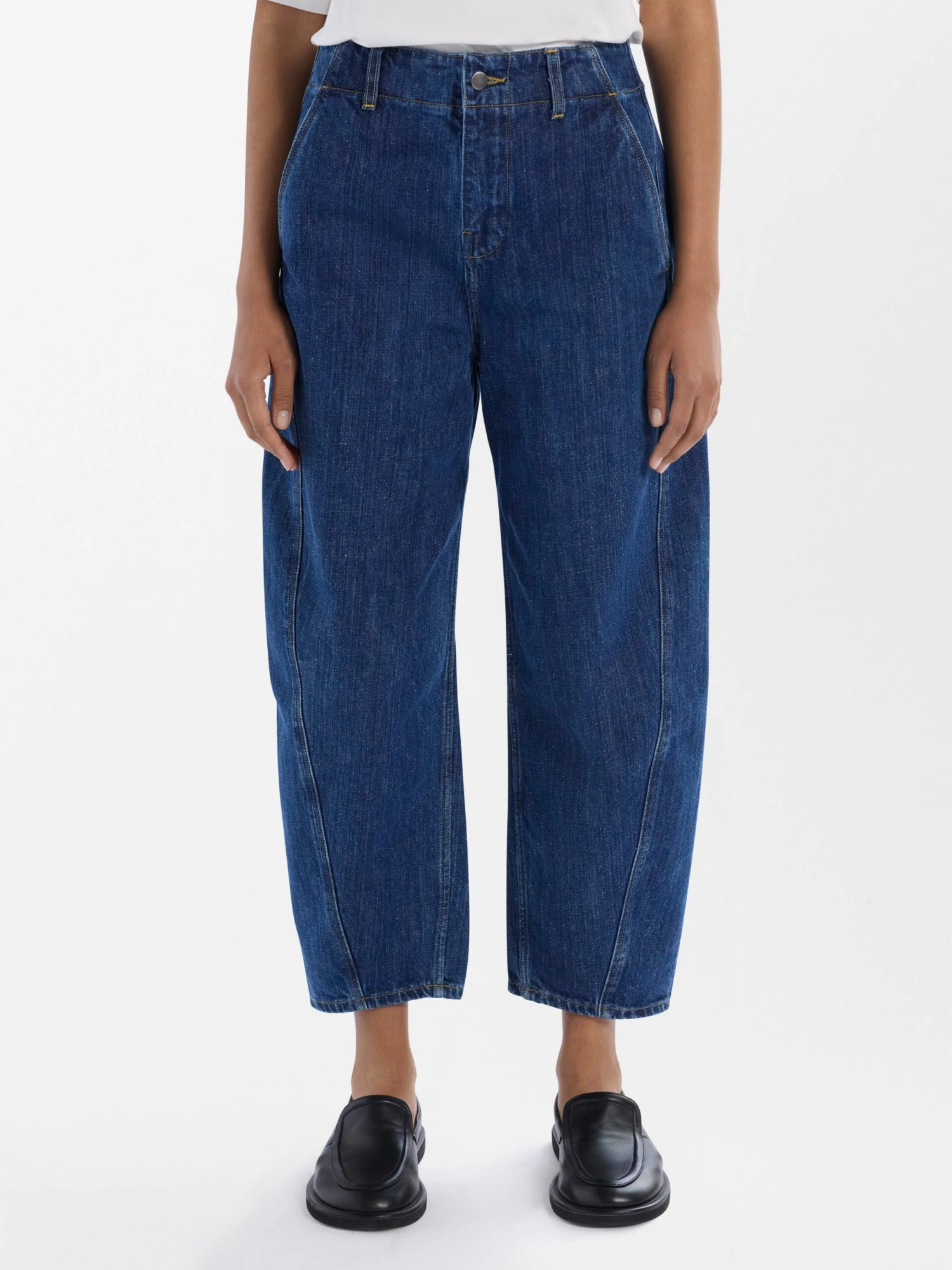 Studio Nicholson Akerman Washed Denim Pant In Indigo 4 Studio Nicholson Akerman Washed Denim Pant In Indigo - Image 4