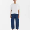 Studio Nicholson Akerman Washed Denim Pant In Indigo