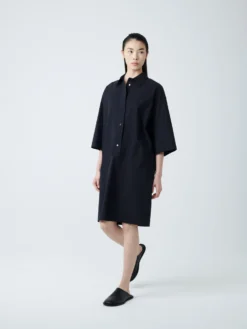Studio Nicholson Albion Dress In Darkest Navy -Studio Nicholson ALBIONDRESSDNAVY4 scaled