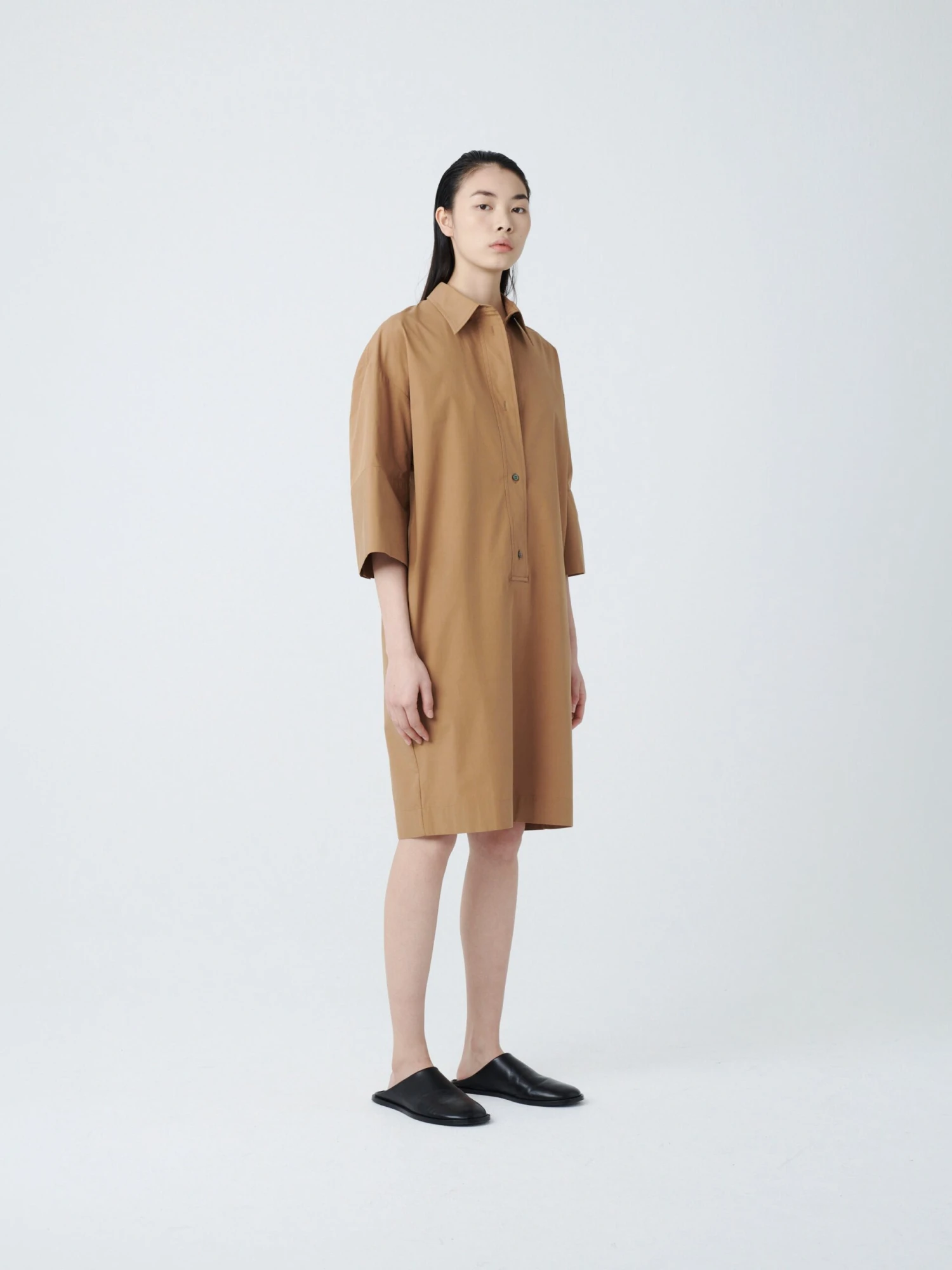 Studio Nicholson Albion Dress In Honey 2 Studio Nicholson Albion Dress In Honey - Image 2