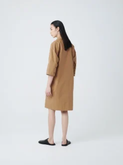 Studio Nicholson Albion Dress In Honey 8 Studio Nicholson Albion Dress In Honey -Studio Nicholson ALBIONDRESSHONEY2 scaled