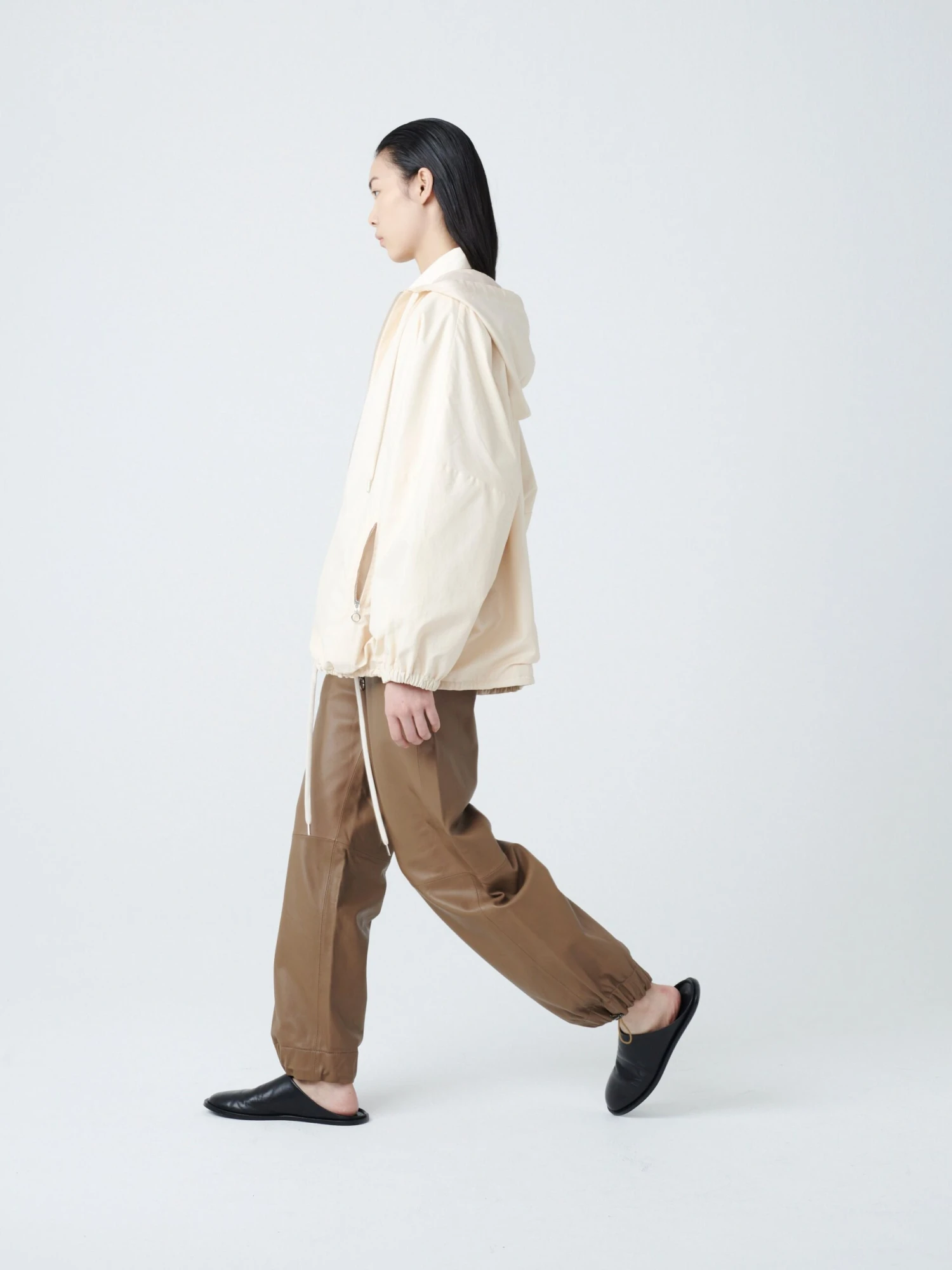 Studio Nicholson Alpine Anorak In Linen 4 Studio Nicholson Alpine Anorak In Linen - Image 4