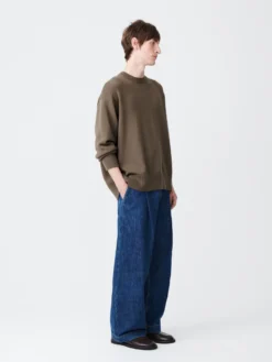 Studio Nicholson Alto Knit In Rock -Studio Nicholson ALTOSNM 1078MERINOCOTTONKNITWEARROCK1 scaled