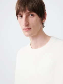 Studio Nicholson Alto Knit In Parchment -Studio Nicholson ALTOSNM 1078MERINOCOTTONPARCHEMENT3 scaled