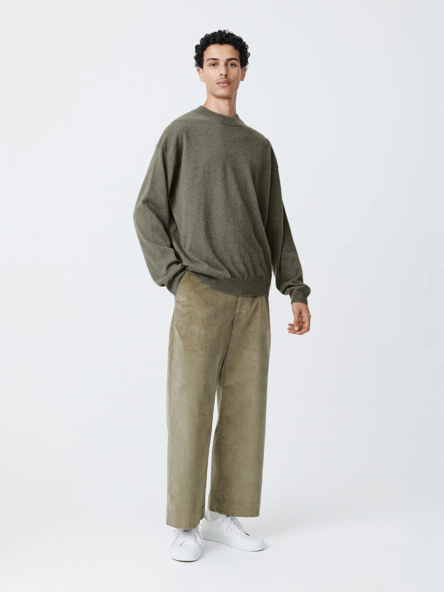 Studio Nicholson Alva Knit In Moss 3 Studio Nicholson Alva Knit In Moss - Image 3