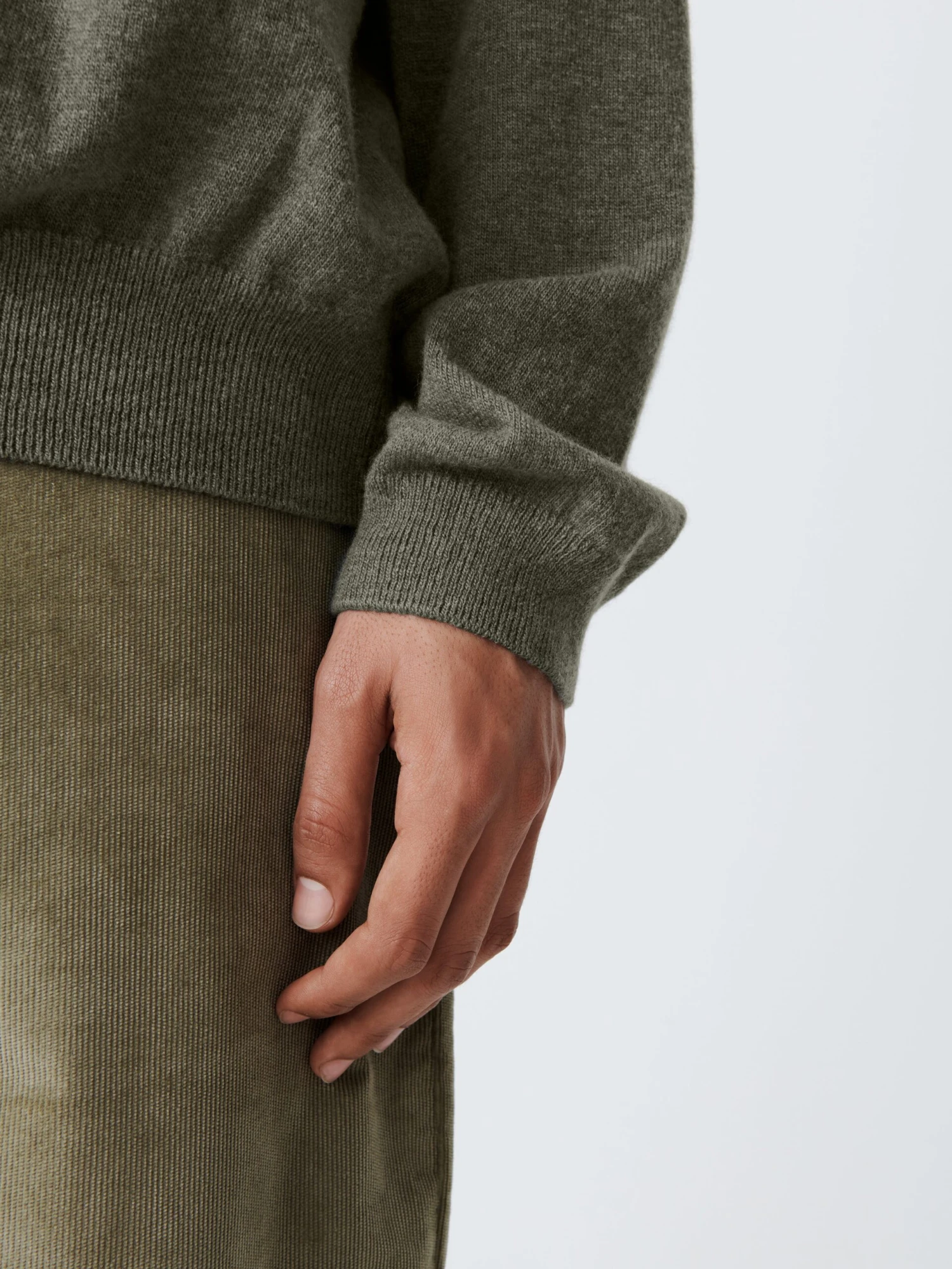 Studio Nicholson Alva Knit In Moss 6 Studio Nicholson Alva Knit In Moss - Image 6