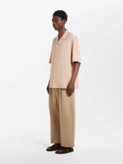 Studio Nicholson Archer Shirt In Linen -Studio Nicholson ARCHERSHIRTINLINEN2 scaled