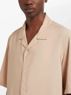 Studio Nicholson Archer Shirt In Linen -Studio Nicholson ARCHERSHIRTINLINEN3 scaled
