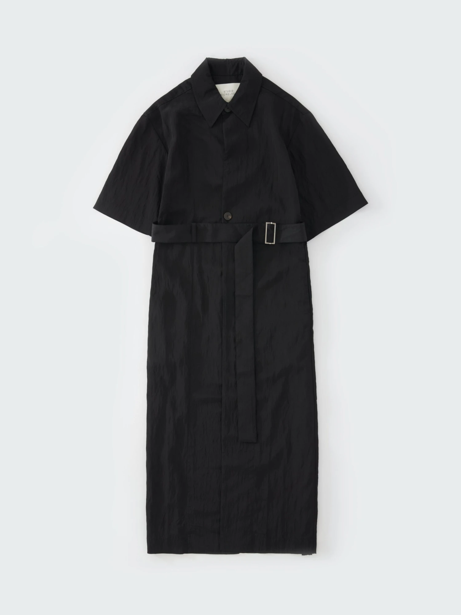 Studio Nicholson Arden Dress In Black 8 Studio Nicholson Arden Dress In Black - Image 8