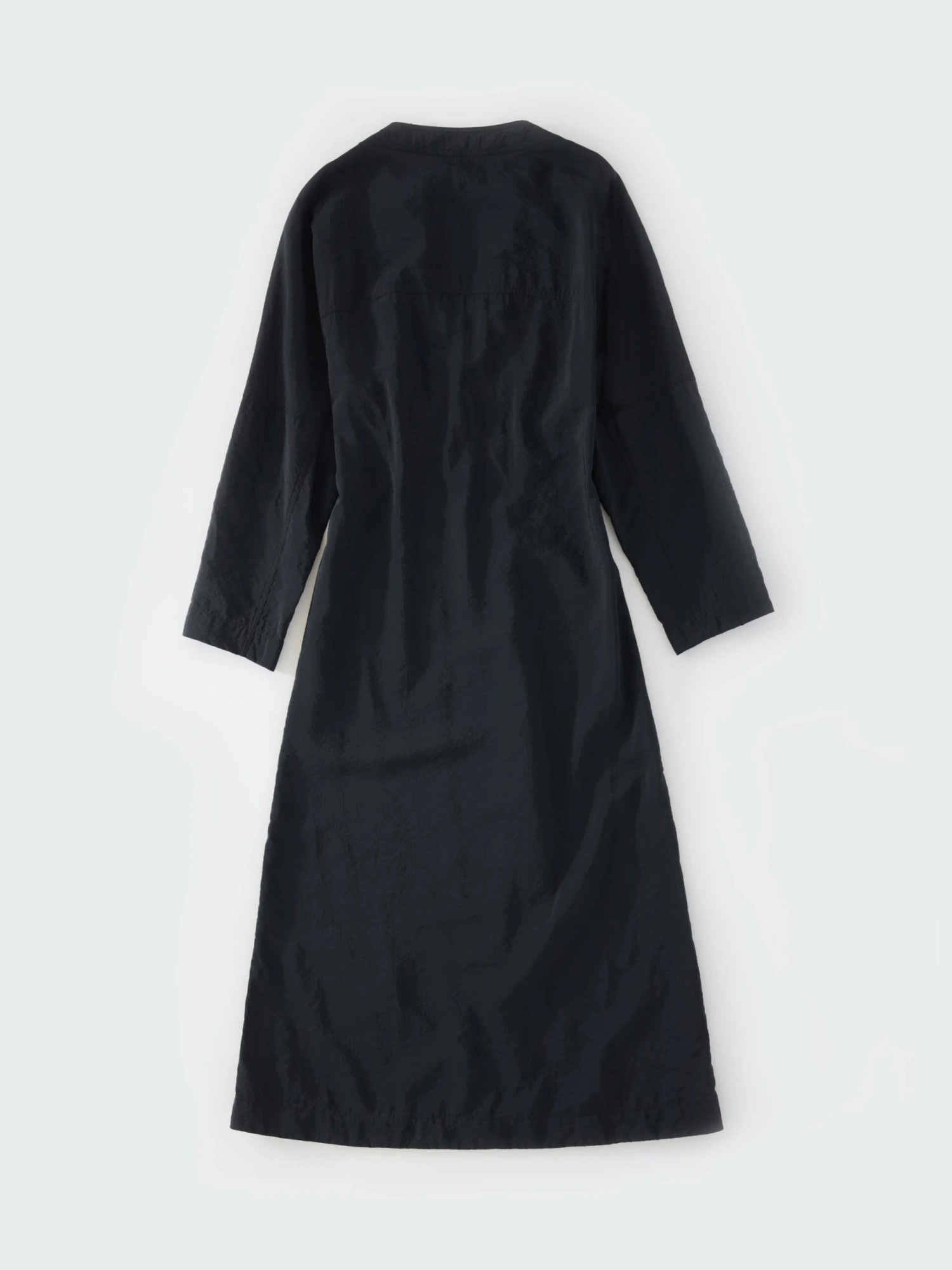 Studio Nicholson Argyle Dress In Darkest Navy 5 Studio Nicholson Argyle Dress In Darkest Navy - Image 5