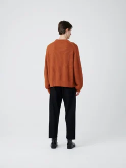 Studio Nicholson Auxil Knit In Terracotta 8 Studio Nicholson Auxil Knit In Terracotta -Studio Nicholson AUXILKNITTERRACOTTA2 scaled