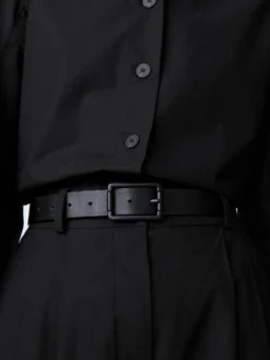 Studio Nicholson Acuna Pant In Black -Studio Nicholson AcunaSNW 1305PowderCottonPantsBlack scaled