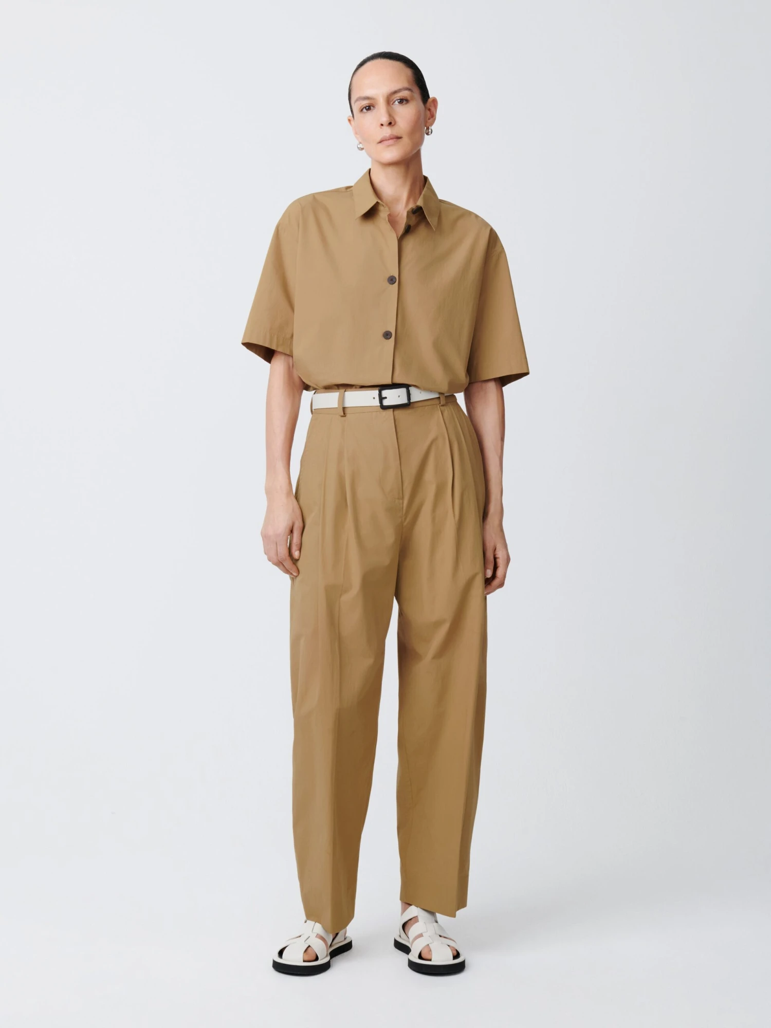 Studio Nicholson Acuna Pant In Sand 1 Studio Nicholson Acuna Pant In Sand