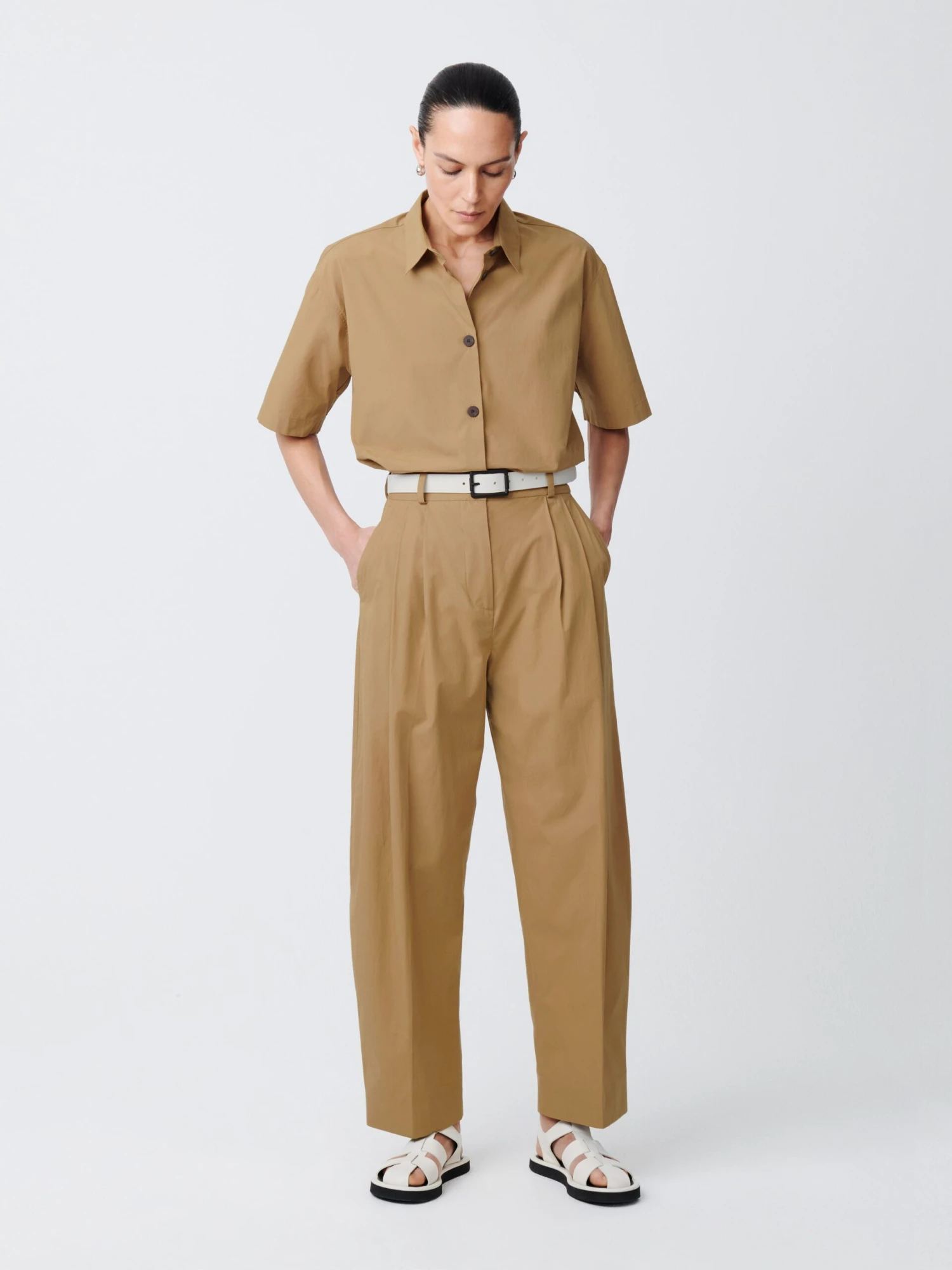 Studio Nicholson Acuna Pant In Sand 2 Studio Nicholson Acuna Pant In Sand - Image 2