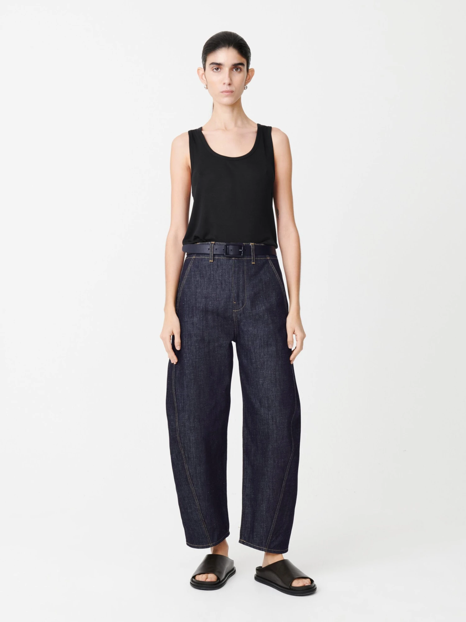 Studio Nicholson Akerman Denim Pant In Raw Indigo 2 Studio Nicholson Akerman Denim Pant In Raw Indigo - Image 2