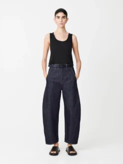 Studio Nicholson Akerman Denim Pant In Raw Indigo