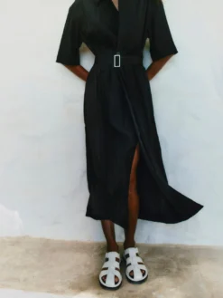 Studio Nicholson Arden Dress In Black 15 Studio Nicholson Arden Dress In Black -Studio Nicholson ArdenDress