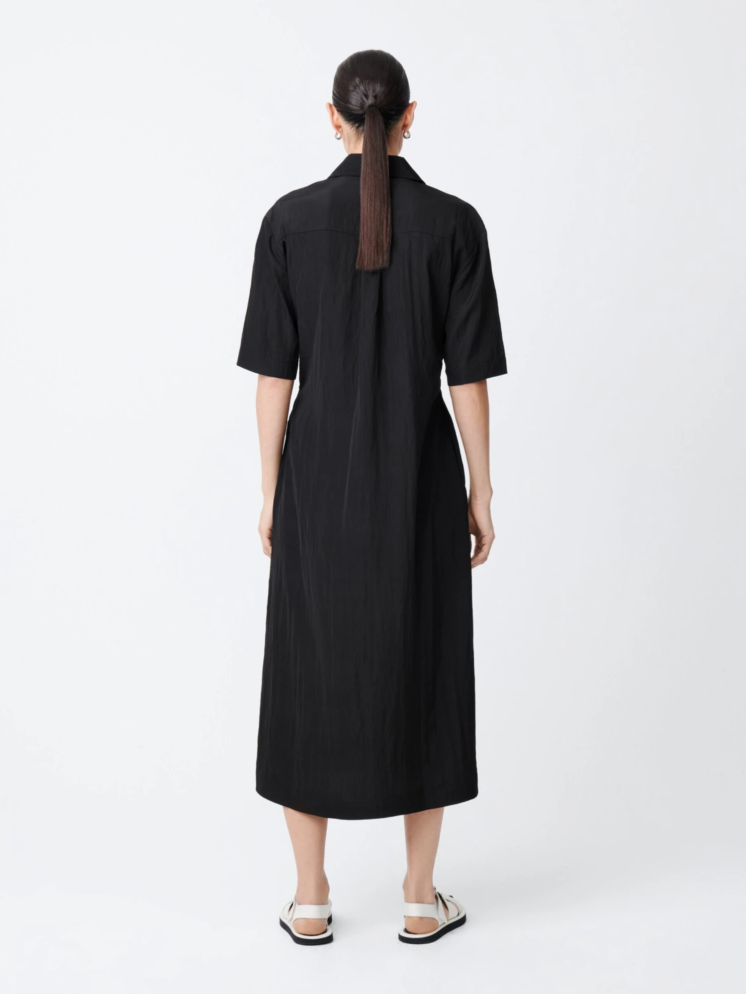 Studio Nicholson Arden Dress In Black 4 Studio Nicholson Arden Dress In Black - Image 4