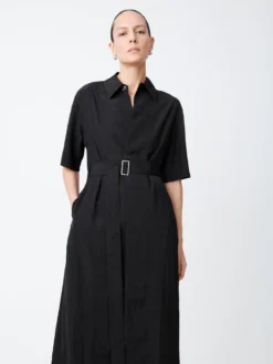 Studio Nicholson Arden Dress In Black 13 Studio Nicholson Arden Dress In Black -Studio Nicholson ArdenSNW 1505ViscoseDressesblack3 scaled