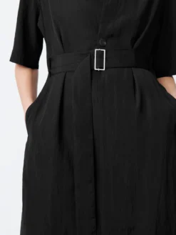 Studio Nicholson Arden Dress In Black 14 Studio Nicholson Arden Dress In Black -Studio Nicholson ArdenSNW 1505ViscoseDressesblack4 scaled
