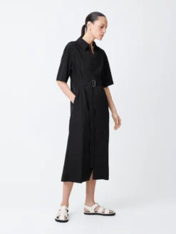 Studio Nicholson Arden Dress In Black 11 Studio Nicholson Arden Dress In Black -Studio Nicholson ArdenSNW 1505ViscoseDressesblack5 scaled