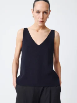 Studio Nicholson Bara Knit In Darkest Navy 8 Studio Nicholson Bara Knit In Darkest Navy -Studio Nicholson BARASNW 1359DRYCOTTONRIBDARKESTNAVY3 scaled